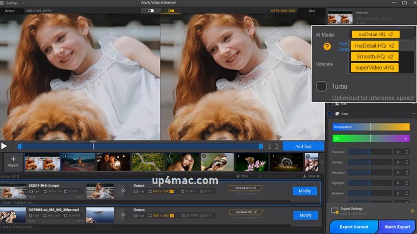 Aiarty Video Enhancer 3.3 for MacOS