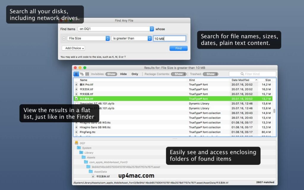 Find Any File (FAF) 2.6.1 for MacOS