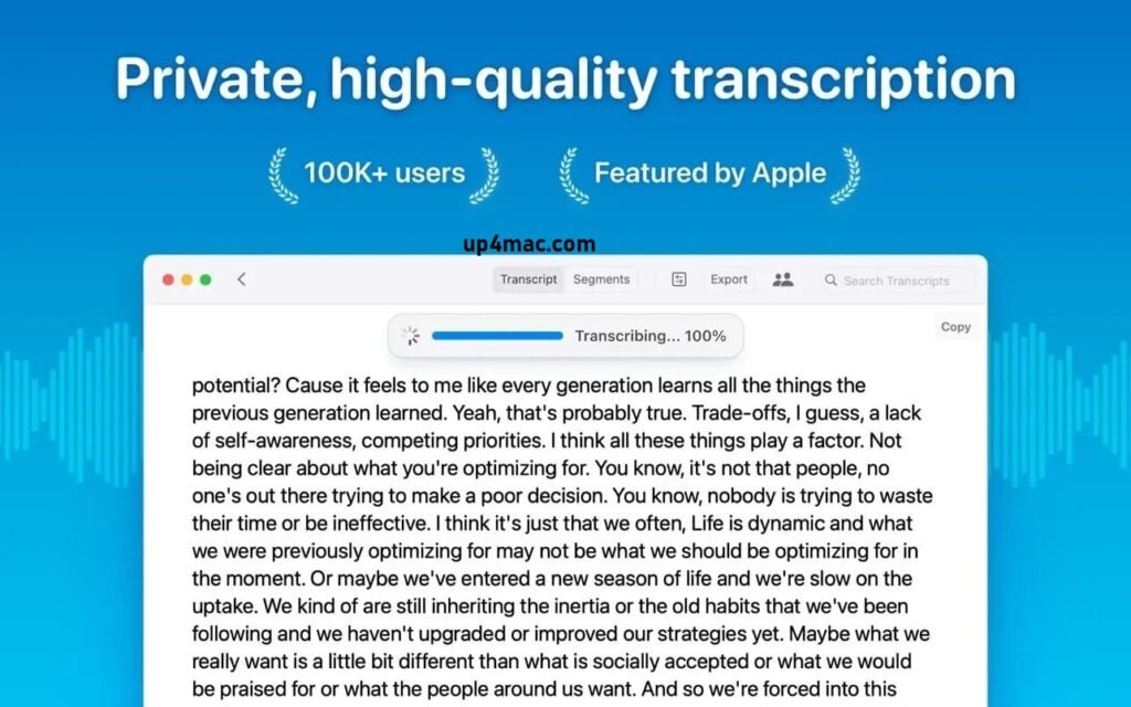 Whisper Transcription Mac Download