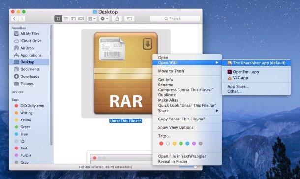 RAR Extractor 15.4 For Mac